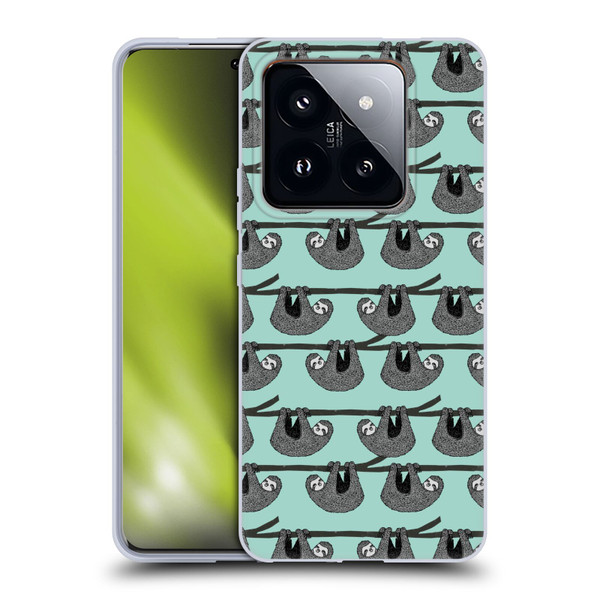Andrea Lauren Design Animals Sloth Soft Gel Case for Xiaomi 14 Pro