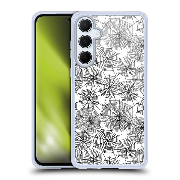 Andrea Lauren Design Assorted Spider Webs Soft Gel Case for Samsung Galaxy A55 5G