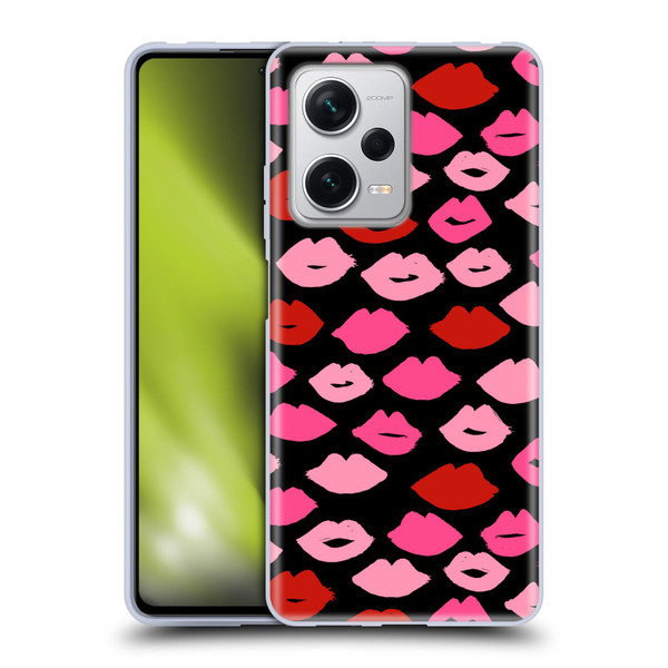 Andrea Lauren Design Lady Like Kisses Soft Gel Case for Xiaomi Redmi Note 12 Pro+ 5G