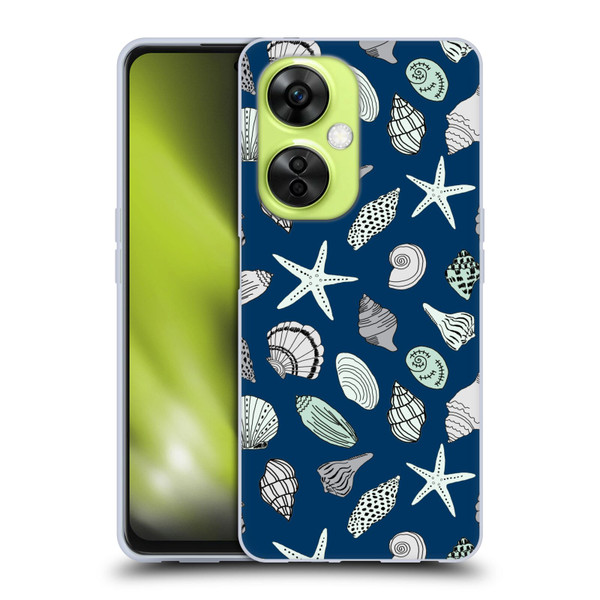 Andrea Lauren Design Sea Animals Shells Soft Gel Case for OnePlus Nord CE 3 Lite 5G