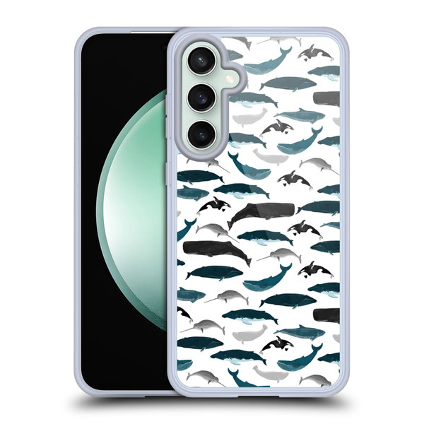 Andrea Lauren Design Sea Animals Whales Soft Gel Case for Samsung Galaxy S23 FE 5G