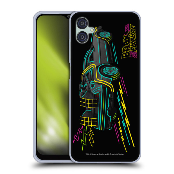 Back to the Future I Composed Art Neon Soft Gel Case for Samsung Galaxy M04 5G / A04e