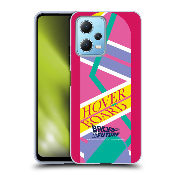Back to the Future I Composed Art Hoverboard 2 Soft Gel Case for Xiaomi Redmi Note 12 5G