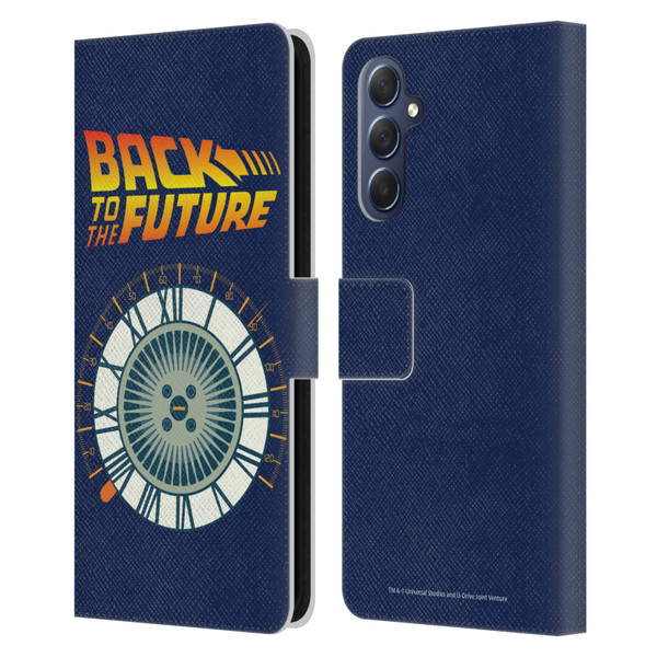 Back to the Future I Key Art Wheel Leather Book Wallet Case Cover For Samsung Galaxy M54 5G