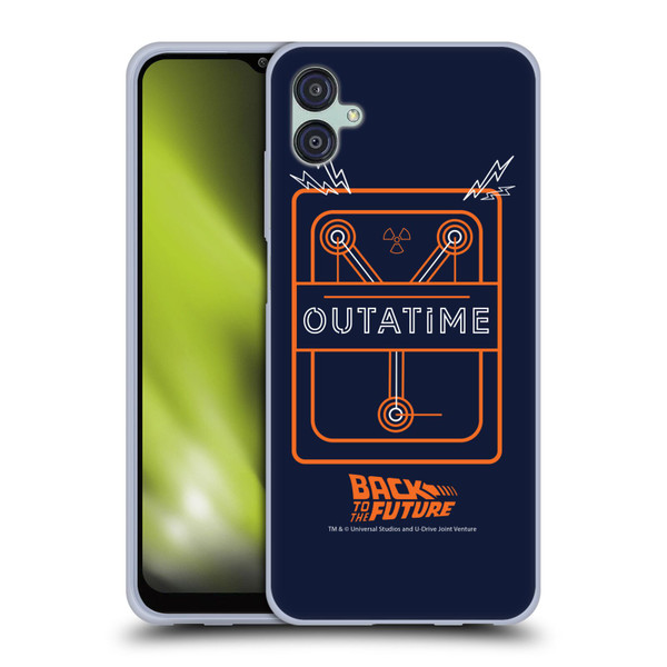 Back to the Future I Quotes Outatime Soft Gel Case for Samsung Galaxy M04 5G / A04e