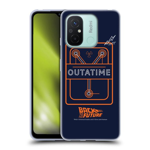 Back to the Future I Quotes Outatime Soft Gel Case for Xiaomi Redmi 12C