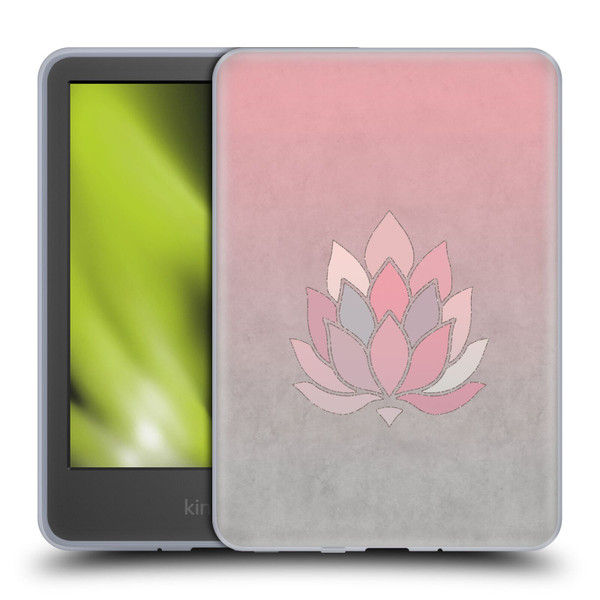 LebensArt Pastels Lotus Soft Gel Case for Amazon Kindle 11th Gen 6in 2022