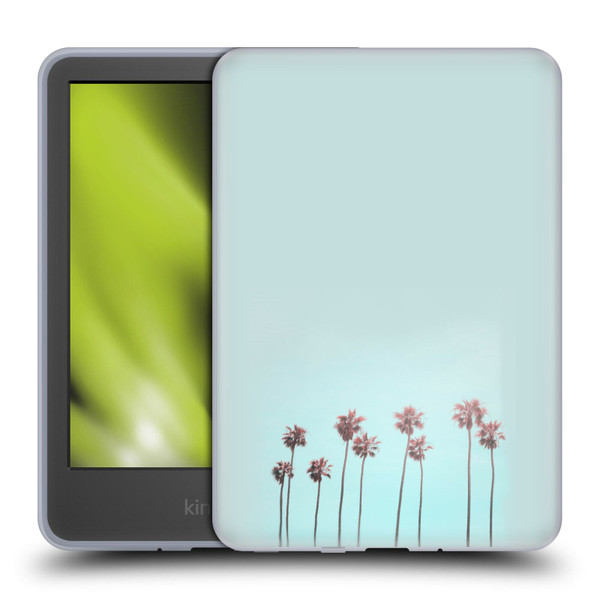 LebensArt Pastels Paradise Palm Soft Gel Case for Amazon Kindle 11th Gen 6in 2022