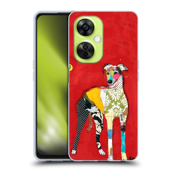 Michel Keck Dogs 2 Greyhound Soft Gel Case for OnePlus Nord CE 3 Lite 5G