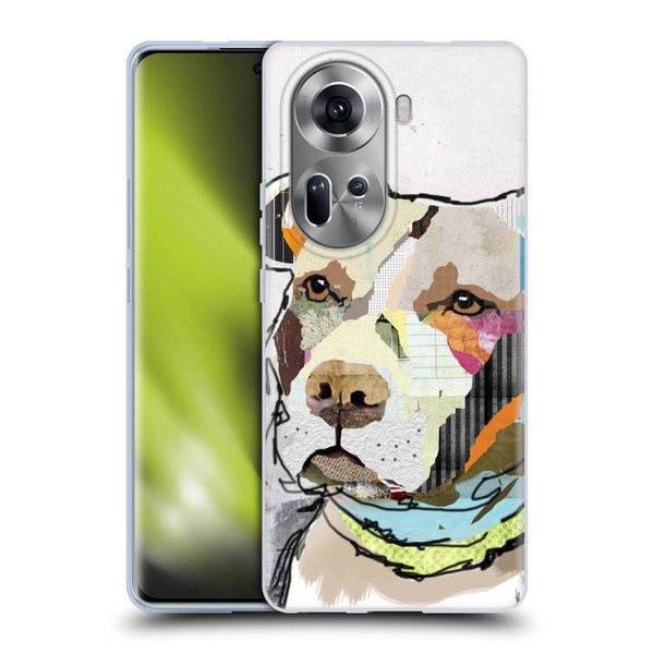 Michel Keck Dogs 3 Pit Bull Soft Gel Case for OPPO Reno11