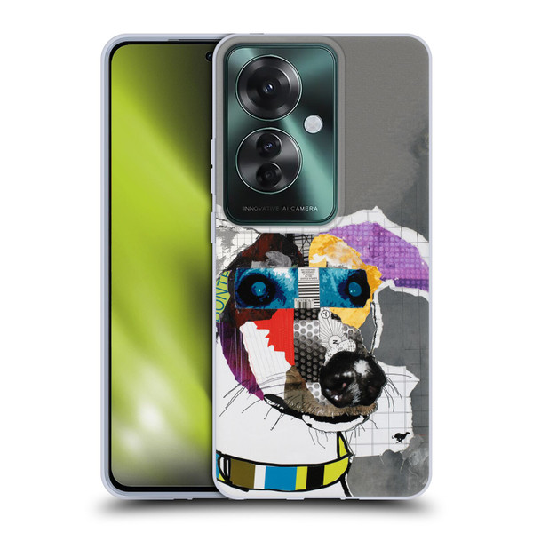 Michel Keck Dogs 3 Greyhound Soft Gel Case for OPPO Reno11 F 5G / F25 Pro 5G