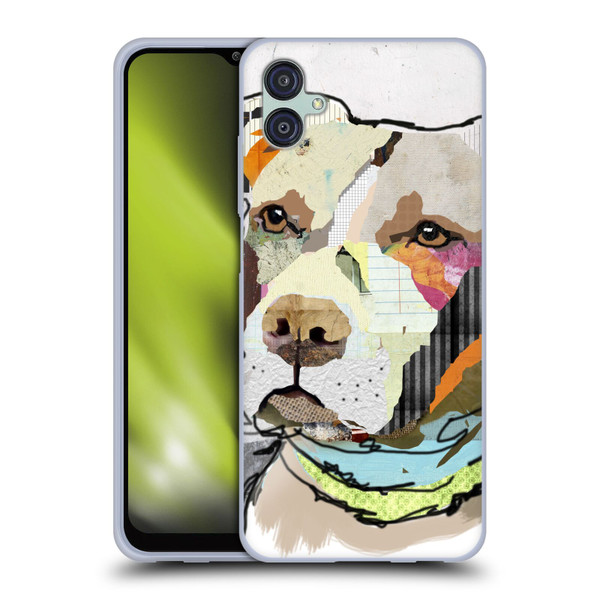 Michel Keck Dogs 3 Pit Bull Soft Gel Case for Samsung Galaxy M04 5G / A04e