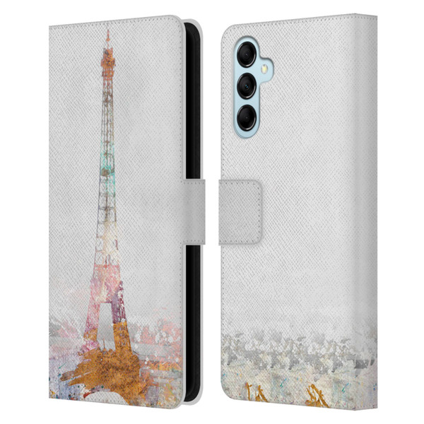 Aimee Stewart Landscapes Paris Color Splash Leather Book Wallet Case Cover For Samsung Galaxy M14 5G