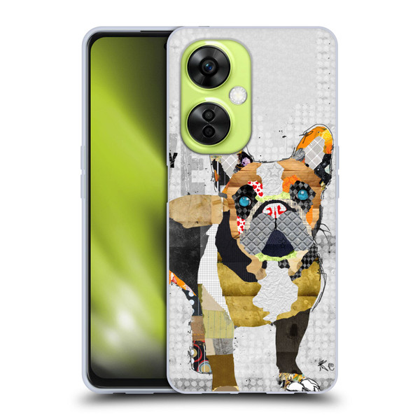 Michel Keck Dogs 4 French Bulldog Soft Gel Case for OnePlus Nord CE 3 Lite 5G