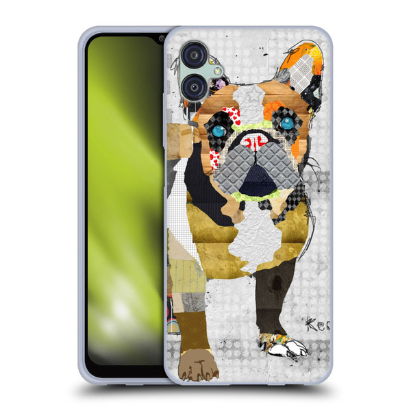 Michel Keck Dogs 4 French Bulldog Soft Gel Case for Samsung Galaxy M04 5G / A04e