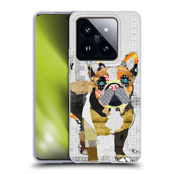 Michel Keck Dogs 4 French Bulldog Soft Gel Case for Xiaomi 14 Pro