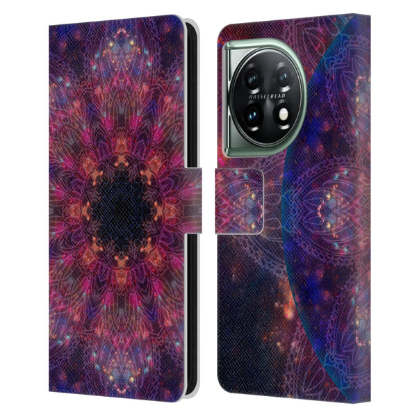 Aimee Stewart Mandala Galactic 2 Leather Book Wallet Case Cover For OnePlus 11 5G