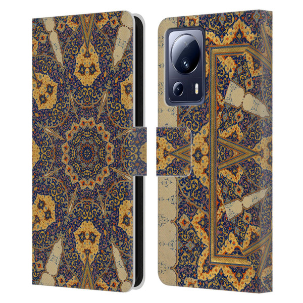 Aimee Stewart Mandala Ancient Script Leather Book Wallet Case Cover For Xiaomi 13 Lite 5G