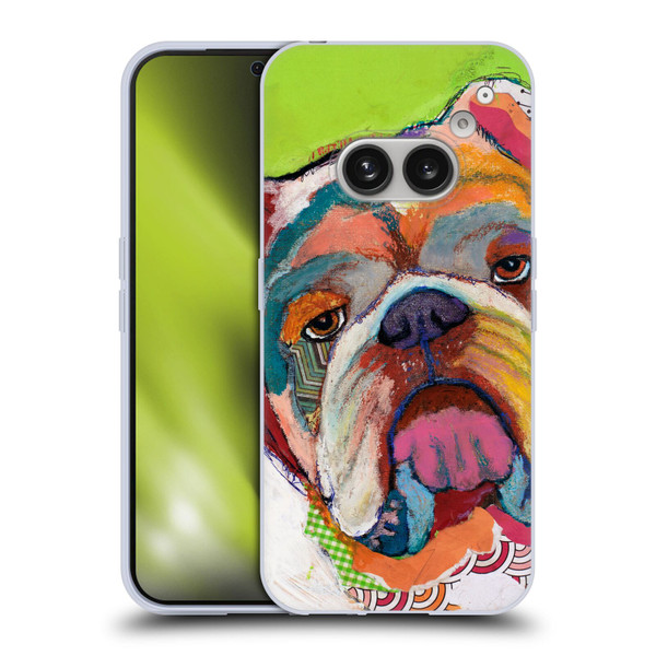 Michel Keck Dogs Bulldog Soft Gel Case for Nothing Phone (2a)