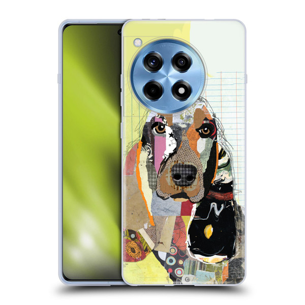 Michel Keck Dogs Basset Hound Soft Gel Case for OnePlus 12R