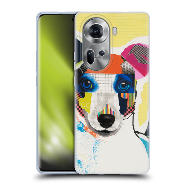Michel Keck Dogs Whippet Soft Gel Case for OPPO Reno11