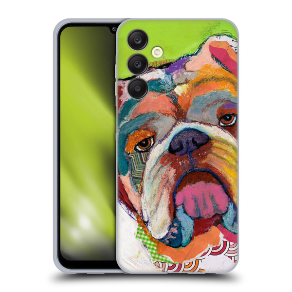 Michel Keck Dogs Bulldog Soft Gel Case for Samsung Galaxy A25 5G