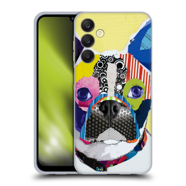 Michel Keck Dogs Boston Terrier Soft Gel Case for Samsung Galaxy A25 5G