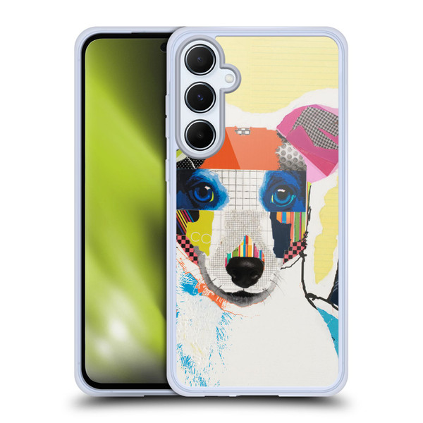 Michel Keck Dogs Whippet Soft Gel Case for Samsung Galaxy A55 5G