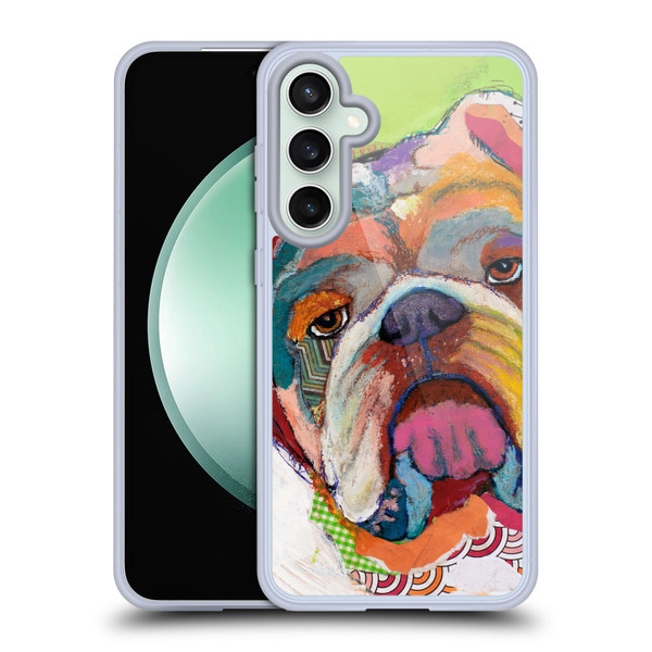 Michel Keck Dogs Bulldog Soft Gel Case for Samsung Galaxy S23 FE 5G