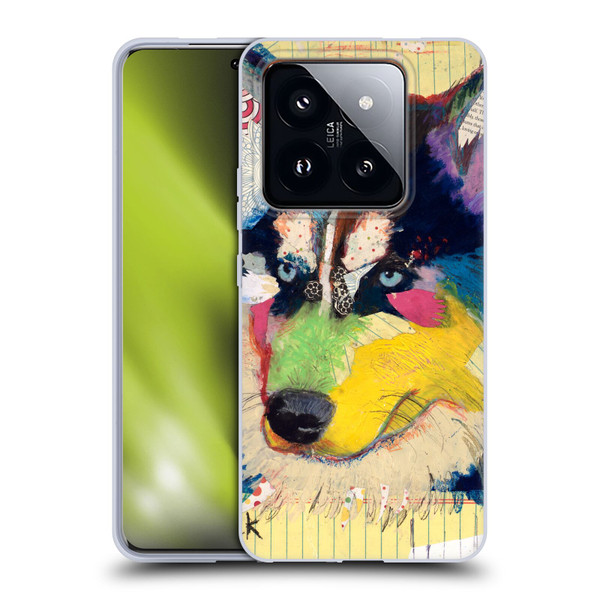 Michel Keck Dogs Husky Soft Gel Case for Xiaomi 14 Pro