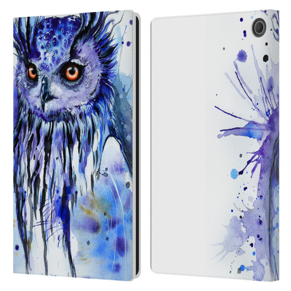 Pixie Cold Animals Secrets Leather Book Wallet Case Cover For Amazon Fire Max 11 2023