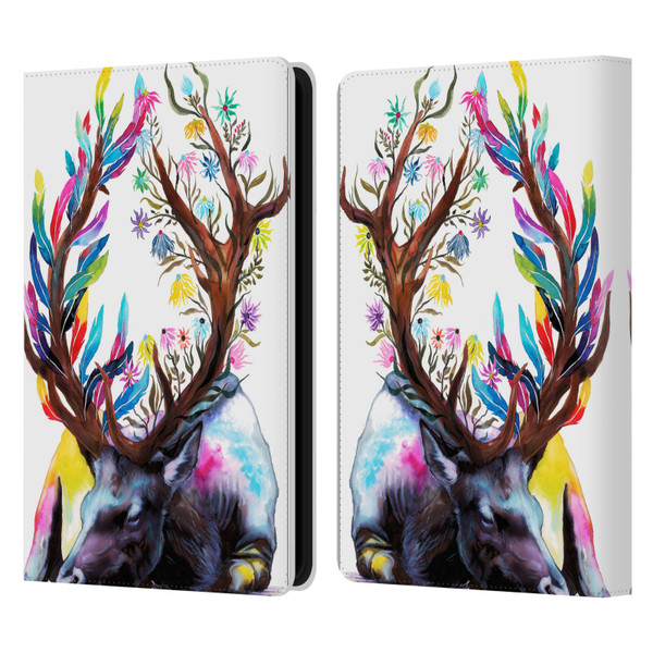 Pixie Cold Animals Memories Leather Book Wallet Case Cover For Amazon Kindle Paperwhite 5 (2021)