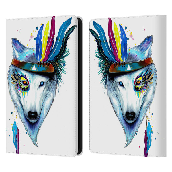 Pixie Cold Animals Warrior Leather Book Wallet Case Cover For Amazon Kindle Paperwhite 5 (2021)