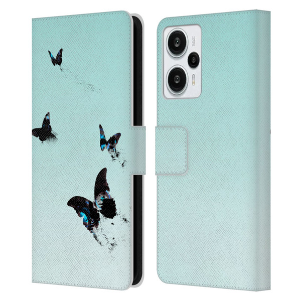 Alyn Spiller Animal Art Butterflies 2 Leather Book Wallet Case Cover For Xiaomi Redmi Note 12T