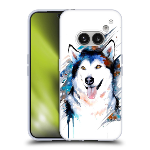 Pixie Cold Animals Husky Soft Gel Case for Nothing Phone (2a)