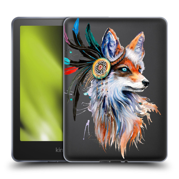 Pixie Cold Animals Fox Soft Gel Case for Amazon Kindle Paperwhite 5 (2021)