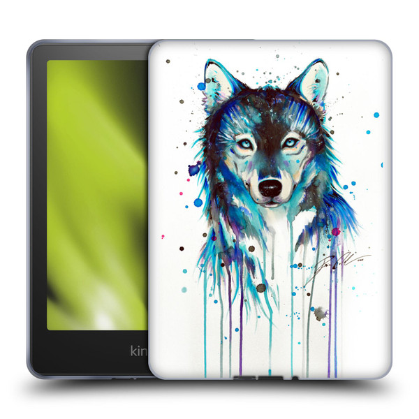 Pixie Cold Animals Ice Wolf Soft Gel Case for Amazon Kindle Paperwhite 5 (2021)