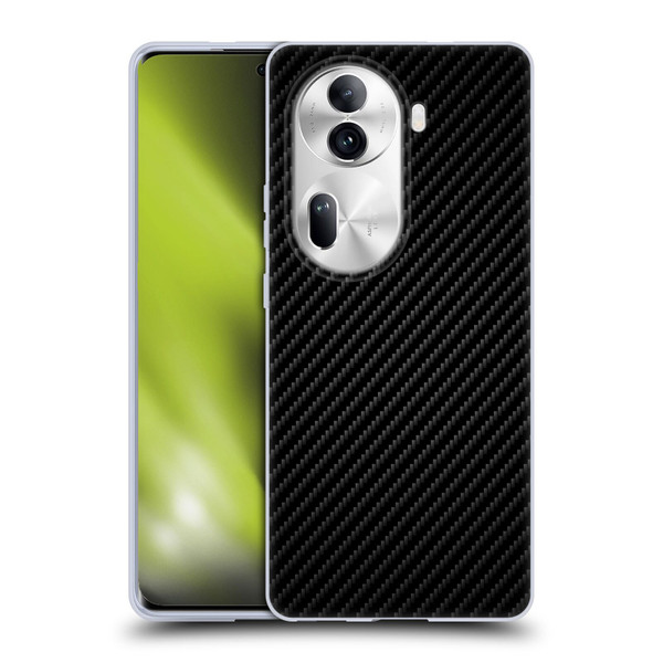 Alyn Spiller Carbon Fiber Plain Soft Gel Case for OPPO Reno11 Pro