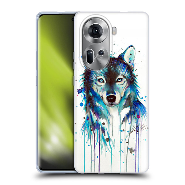 Pixie Cold Animals Ice Wolf Soft Gel Case for OPPO Reno11