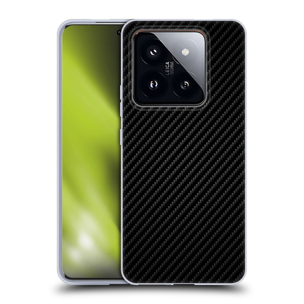 Alyn Spiller Carbon Fiber Plain Soft Gel Case for Xiaomi 14 Pro