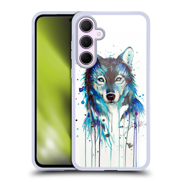 Pixie Cold Animals Ice Wolf Soft Gel Case for Samsung Galaxy A35 5G