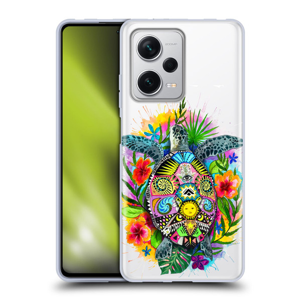 Pixie Cold Animals Turtle Life Soft Gel Case for Xiaomi Redmi Note 12 Pro+ 5G
