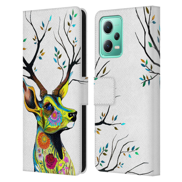 Pixie Cold Animals King Of The Forest Leather Book Wallet Case Cover For Xiaomi Redmi Note 12 5G