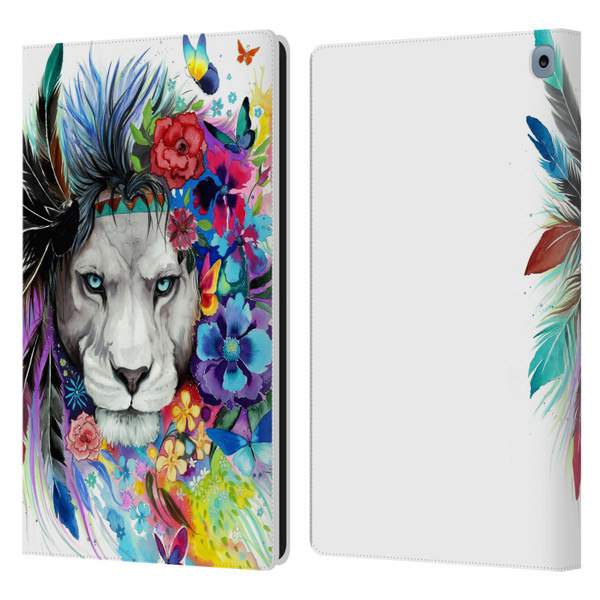 Pixie Cold Cats King Of The Lions Leather Book Wallet Case Cover For Amazon Fire HD 10 / Plus 2021