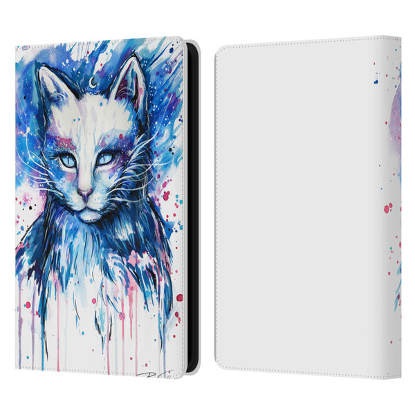 Pixie Cold Cats Space Leather Book Wallet Case Cover For Amazon Kindle Paperwhite 5 (2021)