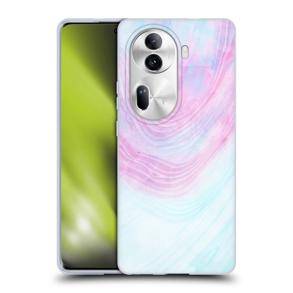 Alyn Spiller Marble Pastel Soft Gel Case for OPPO Reno11 Pro