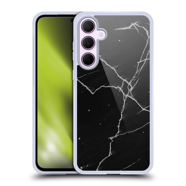 Alyn Spiller Marble Black Soft Gel Case for Samsung Galaxy A35 5G