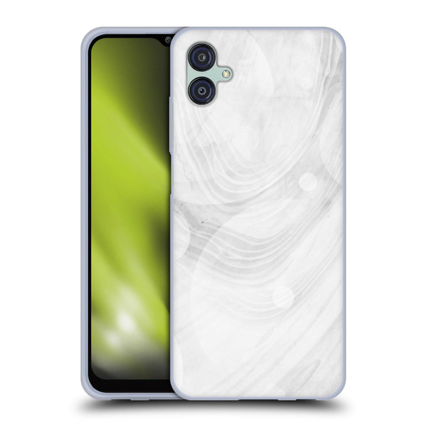 Alyn Spiller Marble White Soft Gel Case for Samsung Galaxy M04 5G / A04e
