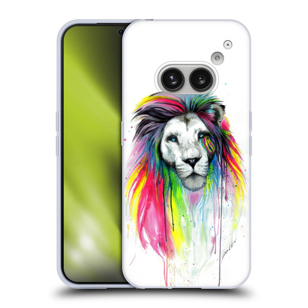Pixie Cold Cats Rainbow Mane Soft Gel Case for Nothing Phone (2a)