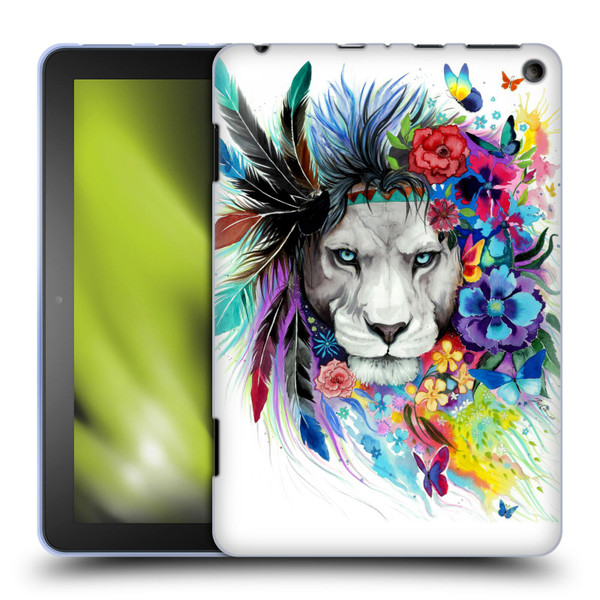 Pixie Cold Cats King Of The Lions Soft Gel Case for Amazon Fire HD 8/Fire HD 8 Plus 2020